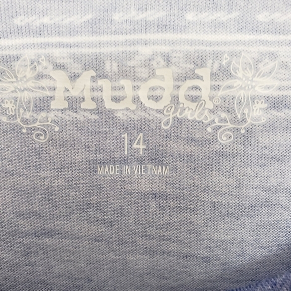 Mudd Short Sleeve Graphic Short Sleeve T shirt Girls Sz 14 - Picture 3 of 4